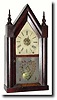C.1853, E. and A. Ingraham, Bristol, Conn, a good original 8-day steeple clock with alarm.