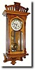 C.1905, German, Art Nouveau, Quarter strike wall regulator.