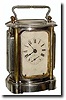 C.1886, Ansonia, ELLIPTICAL Carriage clock in their Peep-O-Day series,