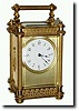 C.1890, French, Brass Cased Carriage clock,