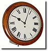 C.1900, English, Single Fusee Dial clock, in very good