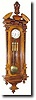 C.1875, Austrian, 3-Weight, Grand Sonnerie wall regulator, as-found.