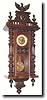 C.1910, German, Phillip Haas, 8-Day Spring wall regulator, as-found.