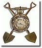C.1890, Ansonia Novelty Clock (watch with original brilliant sash),