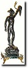 C.1890, French, Bronze Statue of Perseus, holding the bleeding