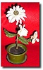 C.1955, German, Schmid-Schlenker, Novelty flower clock. The 1-day