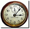 C.1908, Phinney Walker "Keyless" rim wind automobile clock.