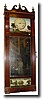 C.1819, Joseph Ives Looking Glass clock, in good restored condition.