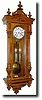 C.1885, Austrian, 2-Weight, Vienna Regulator, nice small size