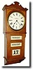 C.1890, Prentiss Clock Improvement Co., New York long running "Prentiss Empire" calendar clock,