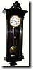C.1850, Austrian, F. Brutman and Sohn, Wien (signed on dial), mini 1-weight Vienna with 4 inch dial.