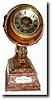 C.1887, French, Candy Turbine clock, from the industrial series.