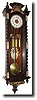C.1870, Austrian, Unusual Inlaid 3-Wt Grand Sonnerie wall