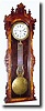C.1885, Ansonia Regulator no. 14, less bottom. This clock merits