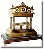 C.1972 (dated), English, Thwaites and Reed, copy of the famous Sir Wm. Congreve rolling ball clock.