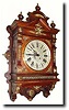 C.1890, Lenzkirch, Balcony Clock with around 3 dozen bits