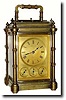 C.1880, French Brass Cased Carriage clock, grande sonnerie, repeat