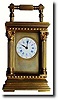 C.1880, French, Brass Cased Miniature Carriage clock.