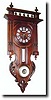 C.1890, French, Clock/Barometer in generally good condition.