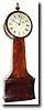 C.1840, L. Curtis, or Curtis and Dunning wall/shelf banjo