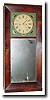 C.1830, New Hampshire Striking Mirror clock attributed by Mr. Cooperman