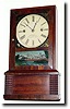 C.1851, J.C. Brown, Forestville, Conn, cottage clock with