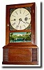 C.1851, J.C. Brown, Forestville, Conn, cottage clock with