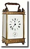 C.1920, French, Brass Cased Time and Alarm Carriage clock, as-found.