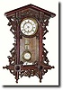 C.1890, German, Mini Black Forest "R-A" regulator in a