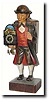 C.1925, German, Karl Griesbaum Co., Clock Peddler and Whistler in