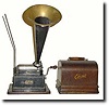 C.1906, Edison "Gem" Model B, Cylinder phonograph. This example