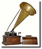 C.1909, Edison "Fireside" cylinder phonograph combination type, in very