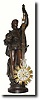 Mixed lot: C.1890, French, a large bronzed spelter statue