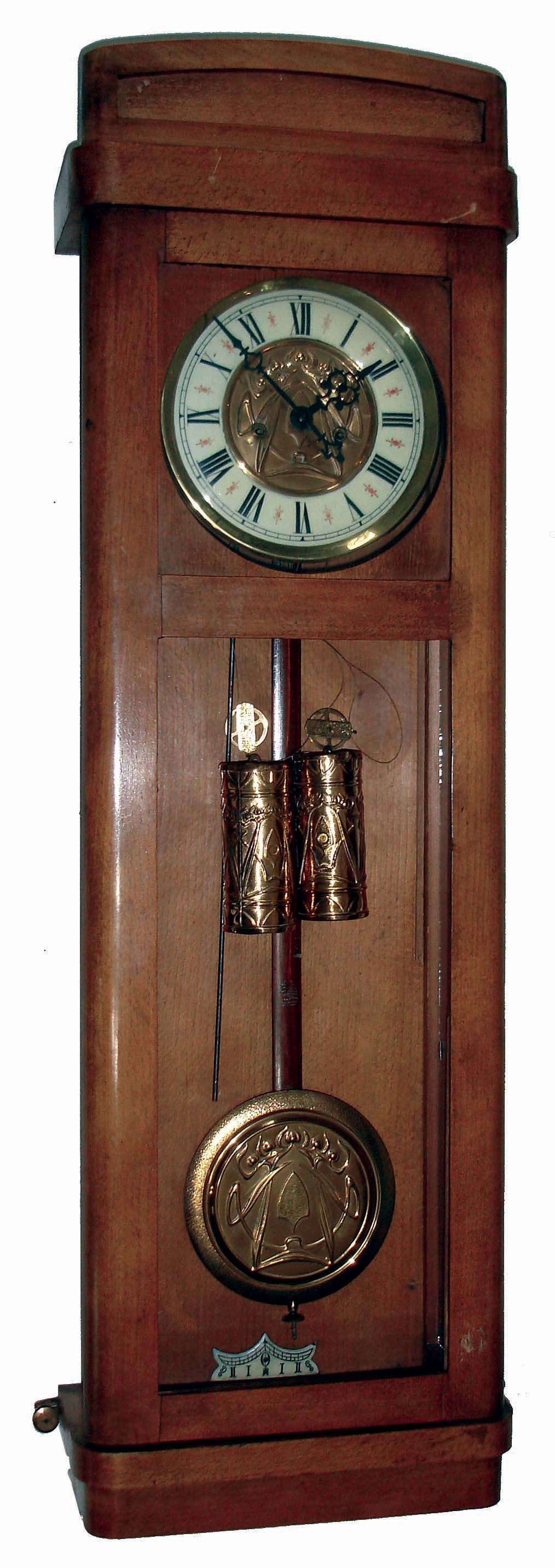 Clocks- 3 (Three) Gustav Becker, Germany, walnut 2 weight, 8 days, Vienna regulator wall clocks, c1900 — Antique Clocks Price Guide