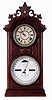 Ithaca Calendar Clock Co., Ithaca, NY, "No. 8, Shelf Library", 8 days, time and strike, spring driven brass movement calendar shelf clock, c1880