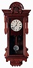 Seth Thomas Clock Co., Thomaston, Conn., "Panama", 8 days, time and strike, spring driven brass movement wall clock, c1884