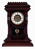 E.N. Welch Mfg. Co., Forestville, Conn., "Khedive", 8 days, time and strike, spring driven brass movement shelf clock, c1889