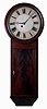 Silas B. Terry, Terryville, Conn., 8 days, weight driven brass movement wall regulator timepiece, c1835