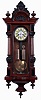 Austria, a small, almost miniature (4.7" dial), 2-weight "Vienna Regulator" with dial marked "Ant. Jezek, Wein" in the Alt Deutsch style, with restorations, c1880