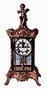 Ansonia Clock Co., New York, NY, "Eulogy", 8 days, time and strike, spring driven brass movement crystal regulator shelf clock, c1905