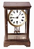 Vermont Clock Co., Fairhaven, Vermont, 8 days, spring driven brass movement pendulum timepiece crystal regulator, c1915