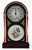 Seth Thomas Clock Co., Thomaston, Conn., "Chicago" mahogany shelf clock with 8 days, time and strike movement made for the Asian market, c1900.