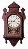 Seth Thomas Clock Co., Thomaston, Conn., Unidentified model Wall Clock in an oak case with an 8 days, spring driven, time and strike movement, c1905