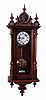 Germany, YEAR running "Vienna" regulator wall timepiece, spring driven fusee movement in a walnut case with white enamel dial signed with "CW" or "WC" trademark and "Patent Angemeldet", c1875