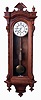 Seth Thomas Clock Co., Thomaston, Conn., "Regulator No. 4" wall clock in a walnut case with an 8 days, weight driven timepiece movement with maintaining power, c1879.