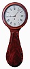 English tavern wall clock, 8 days, time only weight driven movement in a mahogany and crotch mahogany veneer case with string inlay with a painted iron dial, c1830