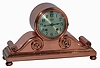 Chelsea Clock Co., Boston, Mass., for Tiffany & Co., New York, NY, "Tambour No. 2", 8 days, time and house strike copper bronze mantel clock, #115819, 1918