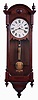 Seth Thomas Clock Co., Thomaston, Conn., "Regulator No. 6", 8 days, weight driven brass movement wall regulator, c1880