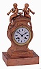 French cast gilt metal figural, 8 days, time and count wheel striking mantel clock, movement stamped "T.M. & Cie, Paris" and "Japy Freres Medaille D'Honneur", c1890