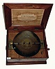 Symphonion, Germany, "Style 30N" music box playing 13.6" disc in a plain sided walnut veneer box with "Symphonion Musical Automaton" incised with gold leaf on the lid, c1895, includes two discs